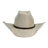 Women’s cream faux suede cowgirl hat