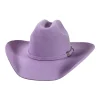 Women’s lilac felt cowgirl hat